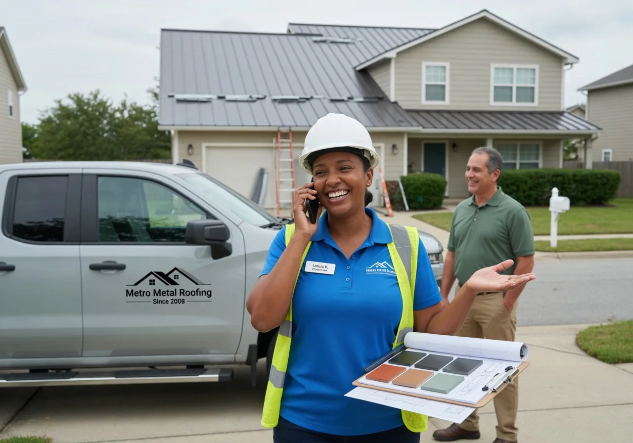 Storm Damage Metal Roof Repair in Mannsville, OK